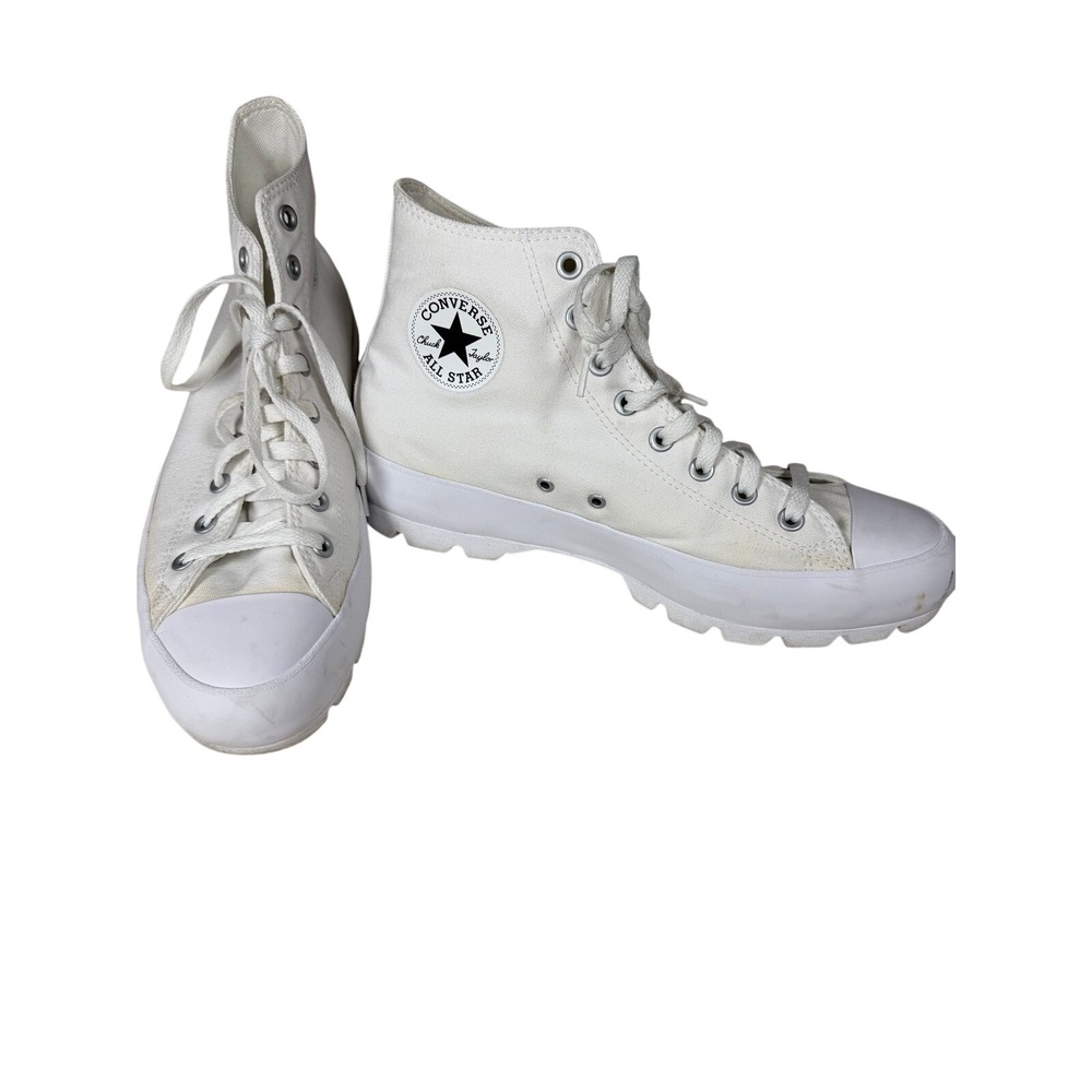 Converse Mens Shoes Chuck Taylor Lugged 2.0 High Top 10.5 White Platform A06686C